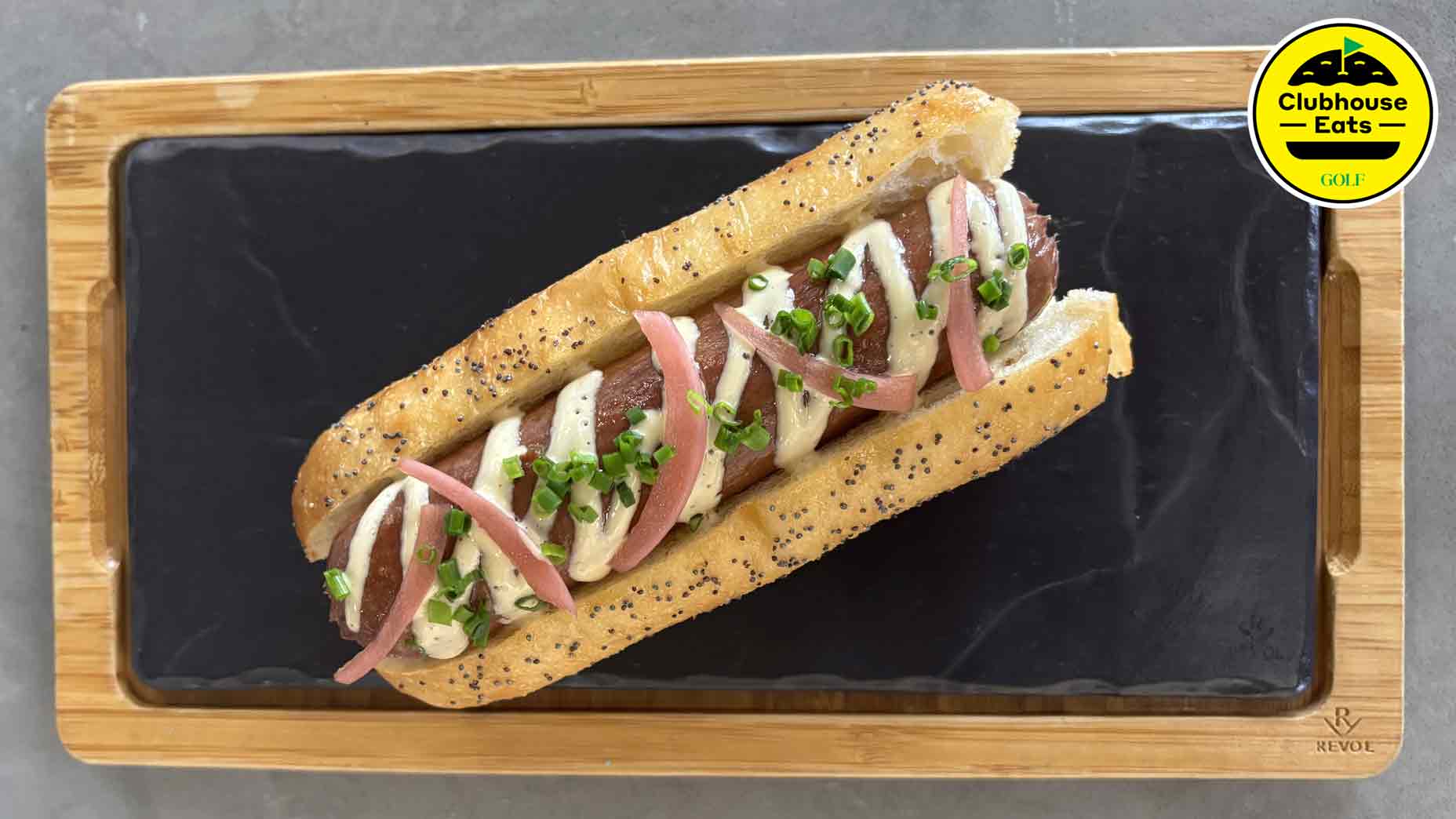 The hot dog at Dutchman's Pipe