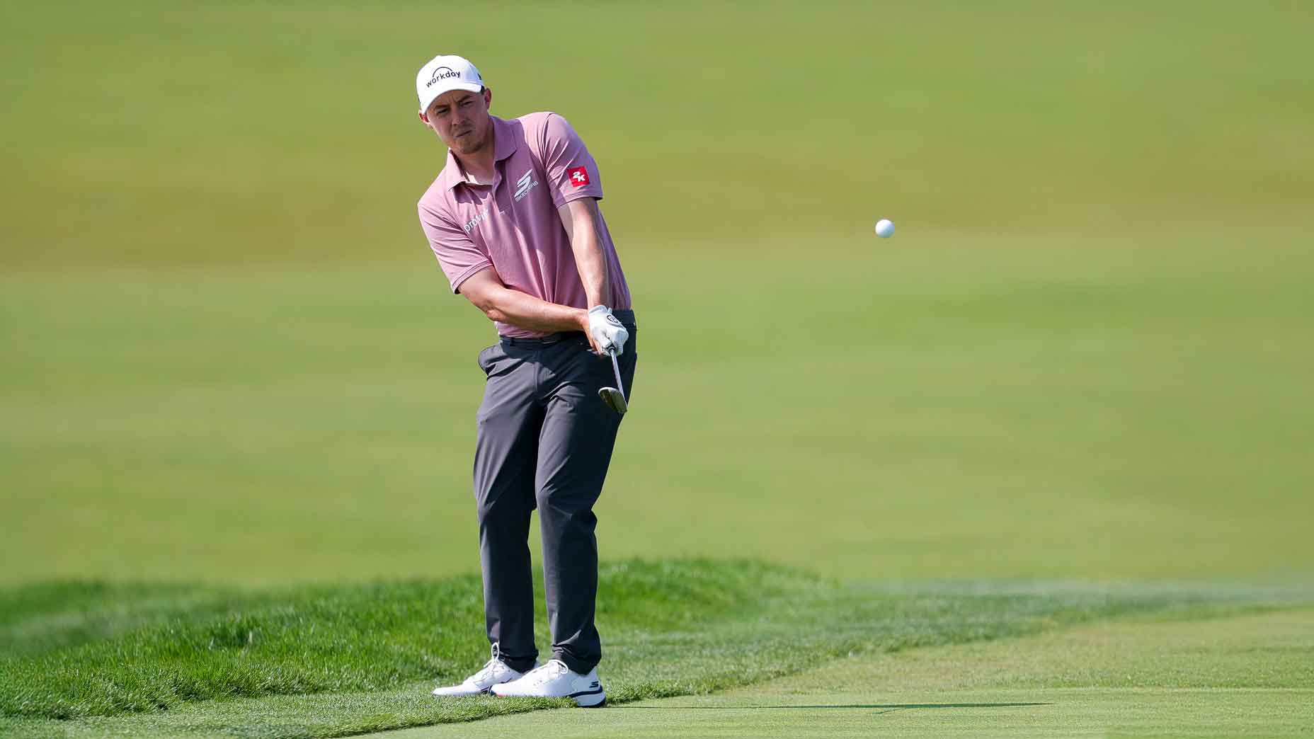 Matt Fitzpatrick chipping