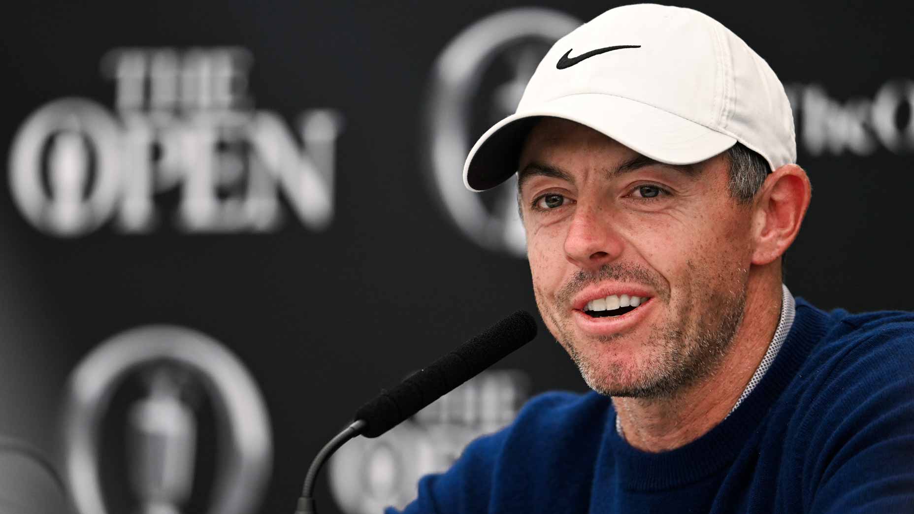 Rory McIlroy at the 2025 Open.