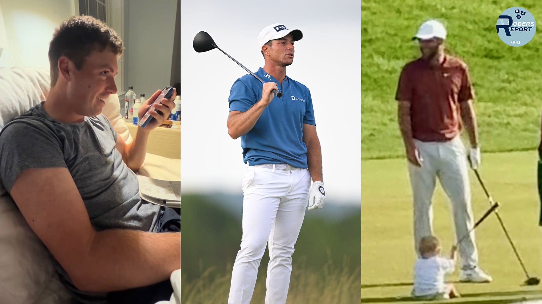 Ben Griffin, Viktor Hovland and Scottie Scheffler.