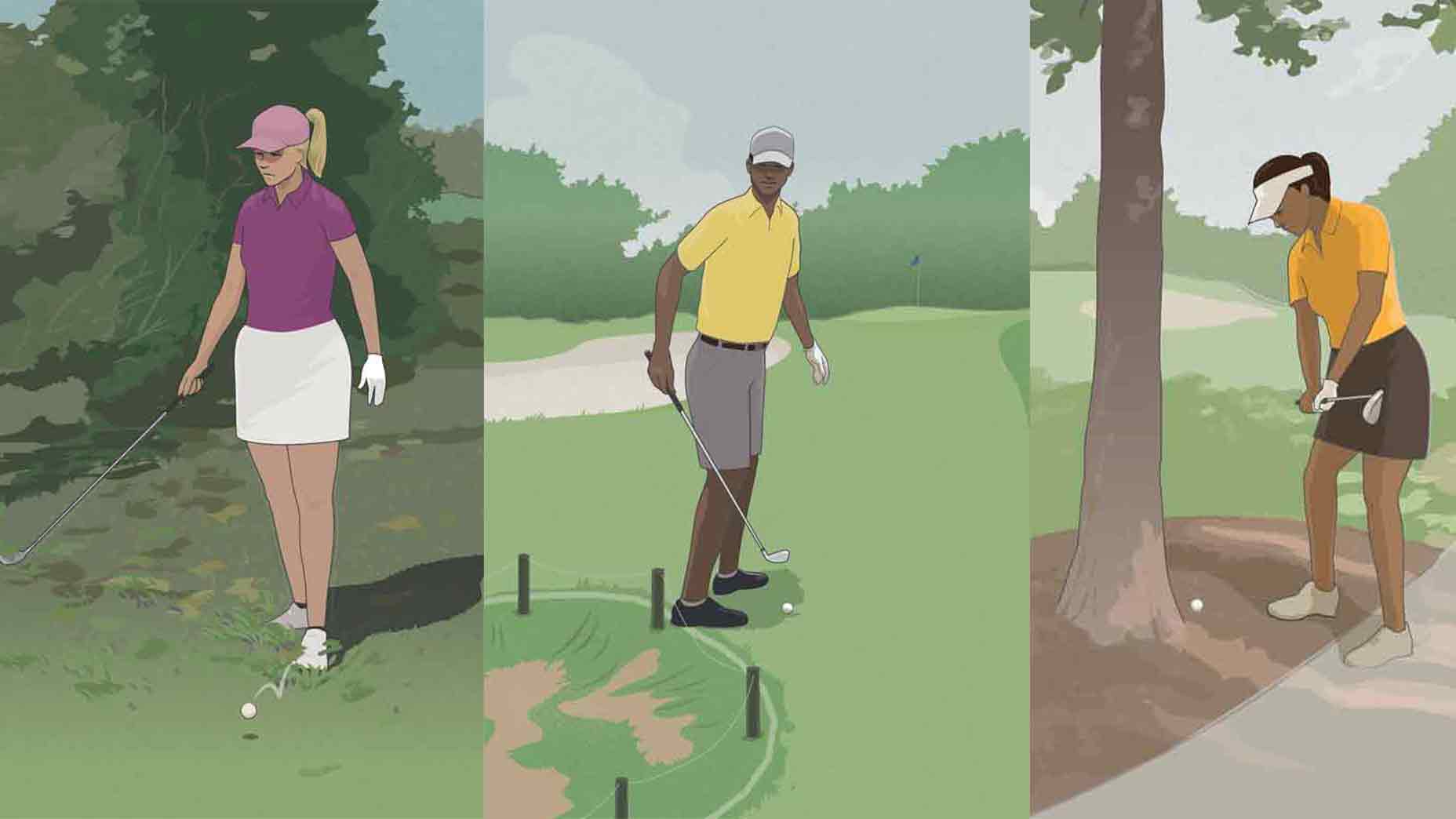 These 7 scenarios explain how you can use the Rules of Golf to your advantage